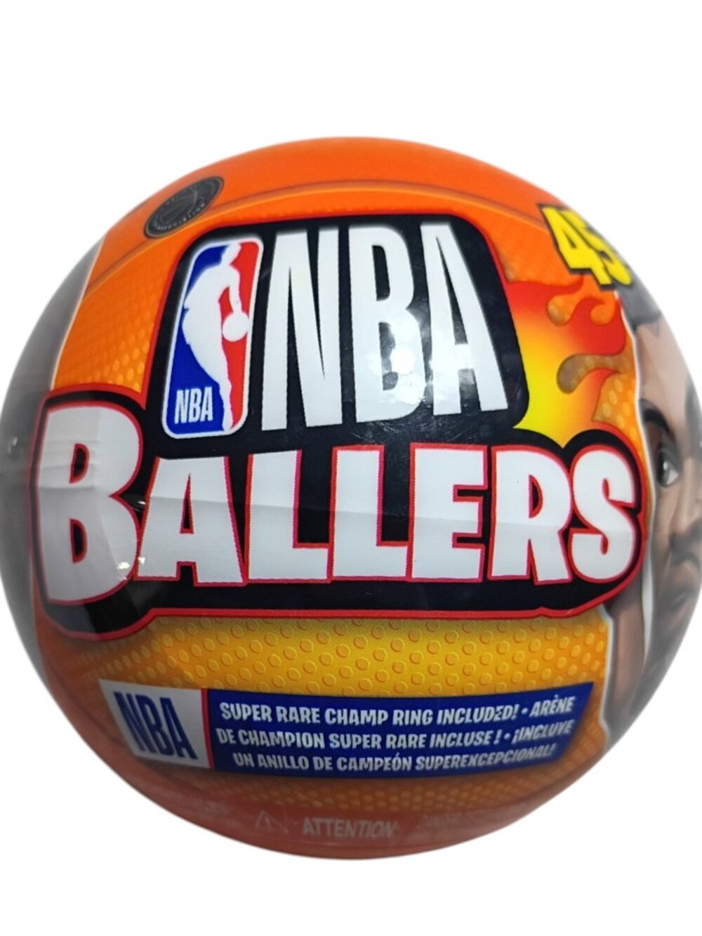 Zuru Nba Ballers Mystery Toy Figure Ball 45 To Collect 4+ Years Orange